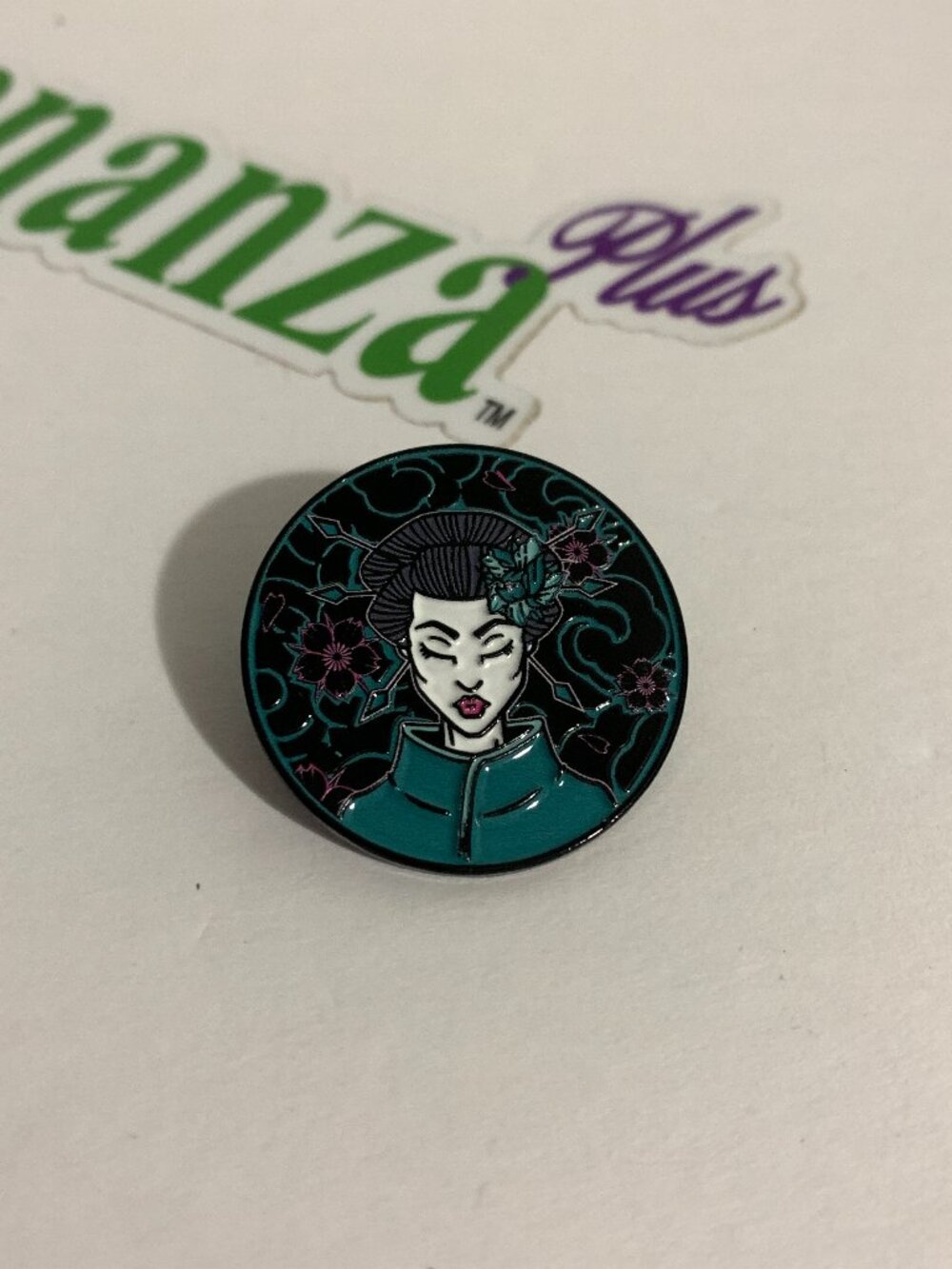 Funky Brims x Hales Speed Shop Collab Hat Pin Geisha Floral #176 / 200